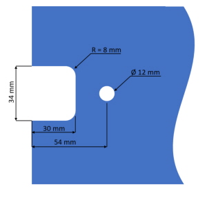 Türbänder für Glastüren bis 8 mm Glas.