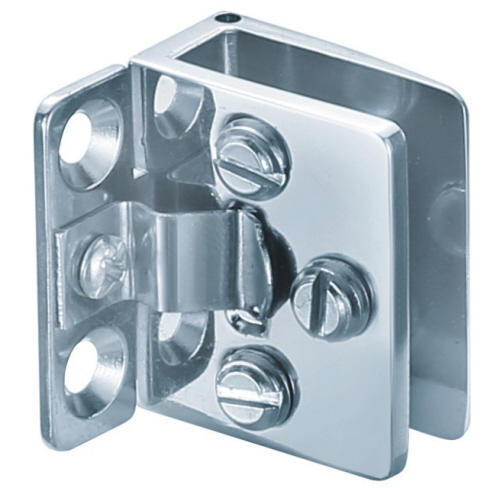 Glastürscharniere zum Klemmen bis 8 mm Glastüren oder Glasvitrinen.